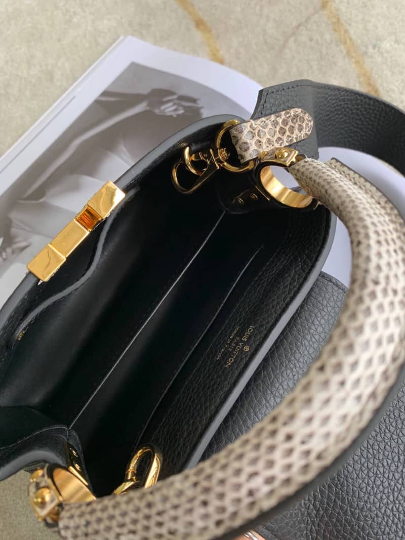 L0vis Vvtt0n Capucines Mini Replica Bag Black M55921