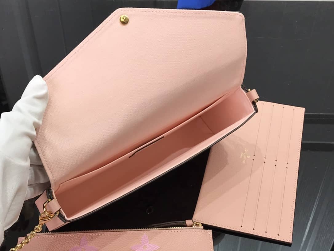 L0vis Vvtt0n Monogram Pochette Felicie Replica Bag Pink M80498