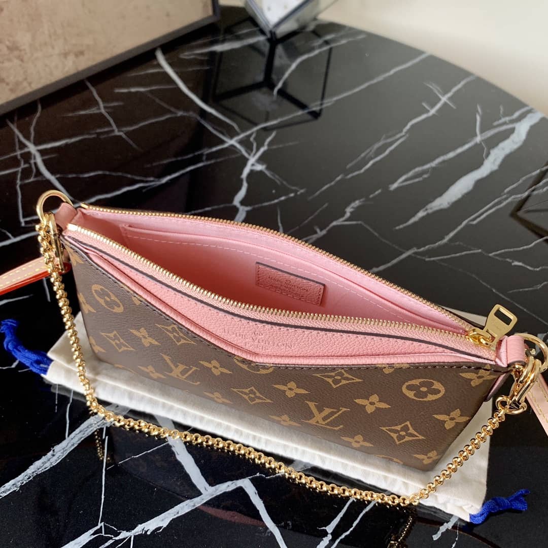 L0vis Vvtt0n Pallas Replica Clutch Monogram 2way Pink M41638