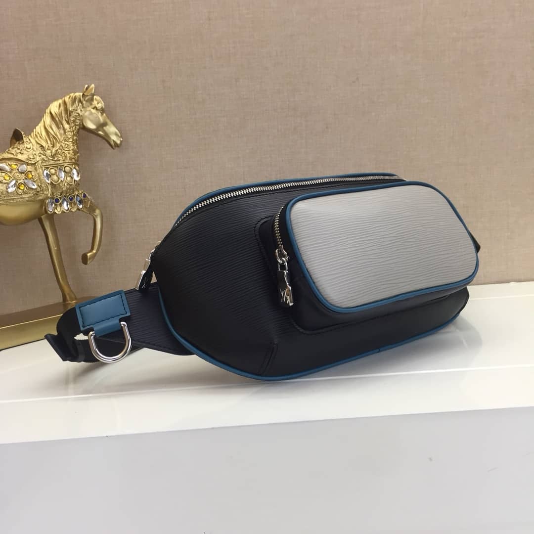 L0vis Vvtt0n Damier Graphite Canvas Replica  Bumbag Black Blue M51464