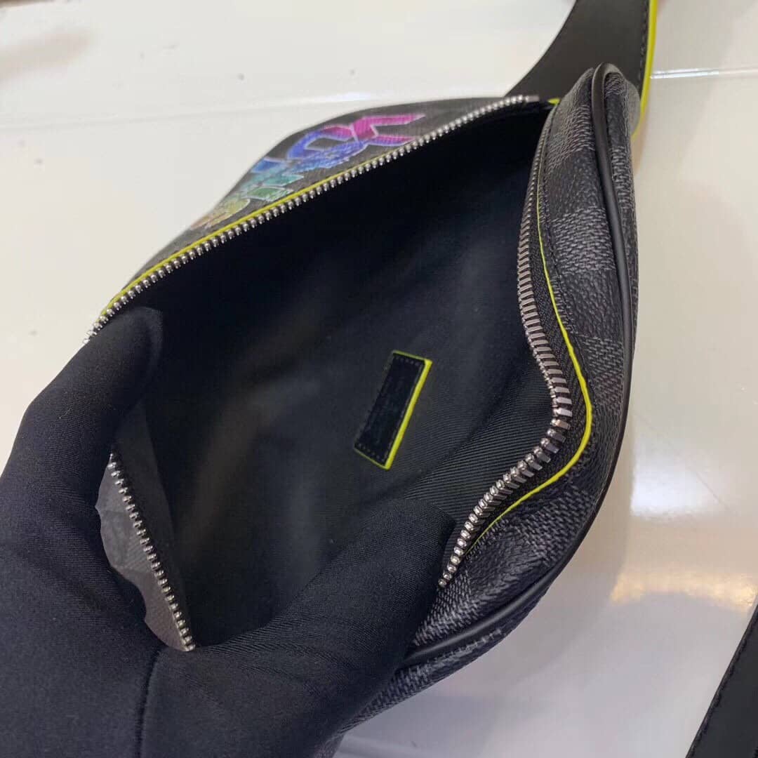 L0vis Vvtt0n Damier Graphite Print Belt Bag Replica N40276