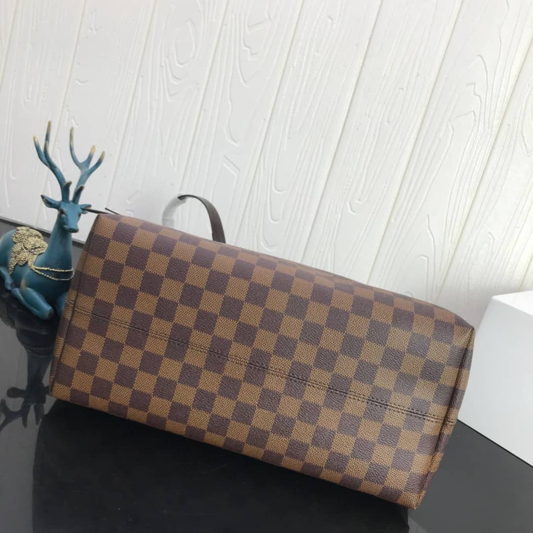 L0vis Vvtt0n Damier Ebene Jena MM Semi Tote Replica Red M42267