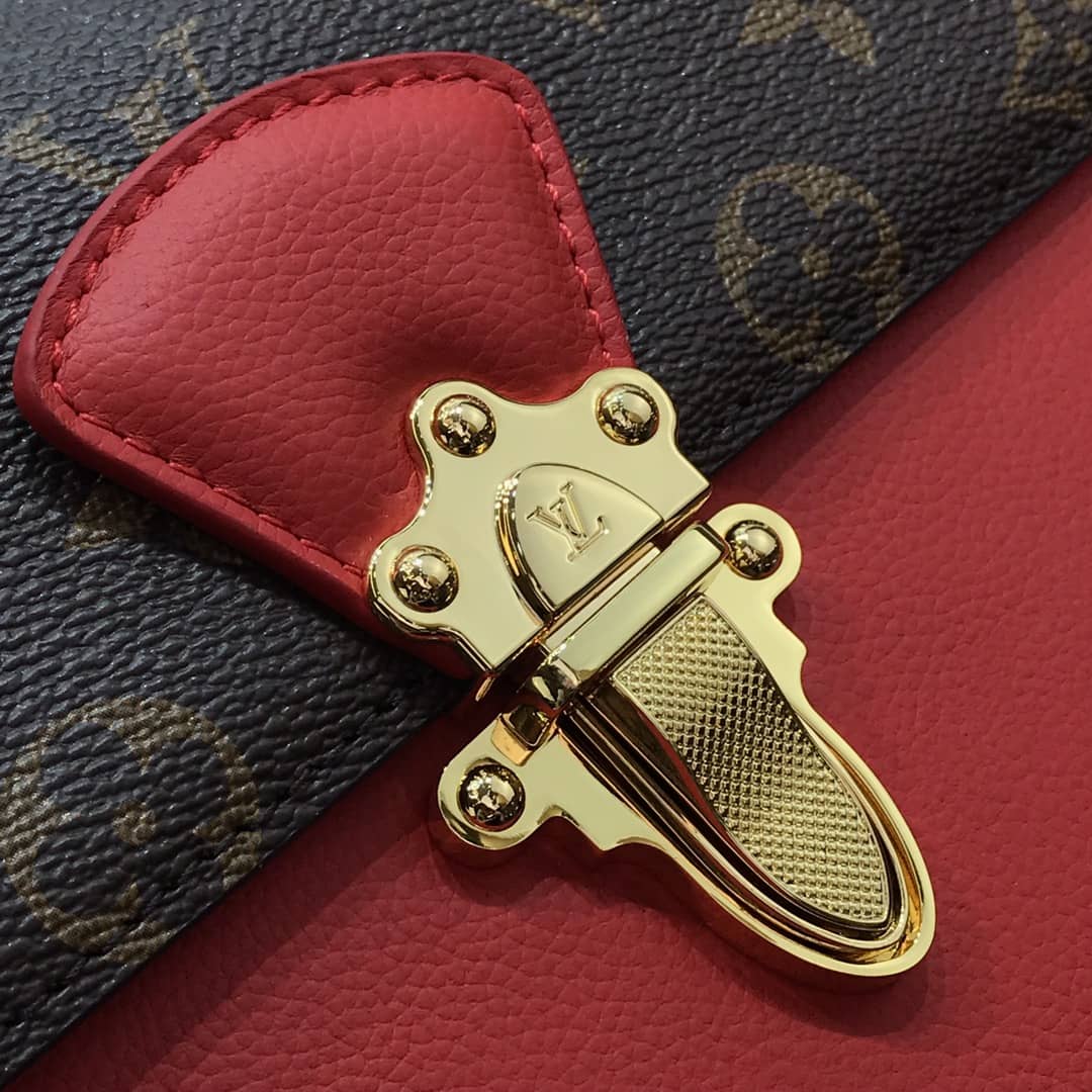 L0vis Vvtt0n Monogram Canvas Victoire Chain Bag Replica Red M41731