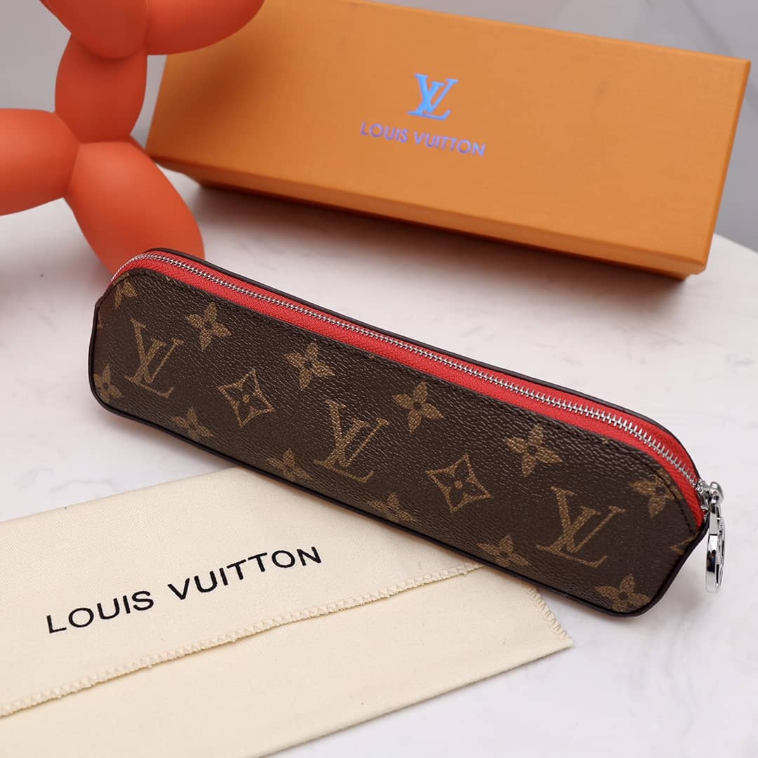 L0vis Vvtt0n Pencil Pouch Elizabeth Monogram Canvas Replica Brown GI0009