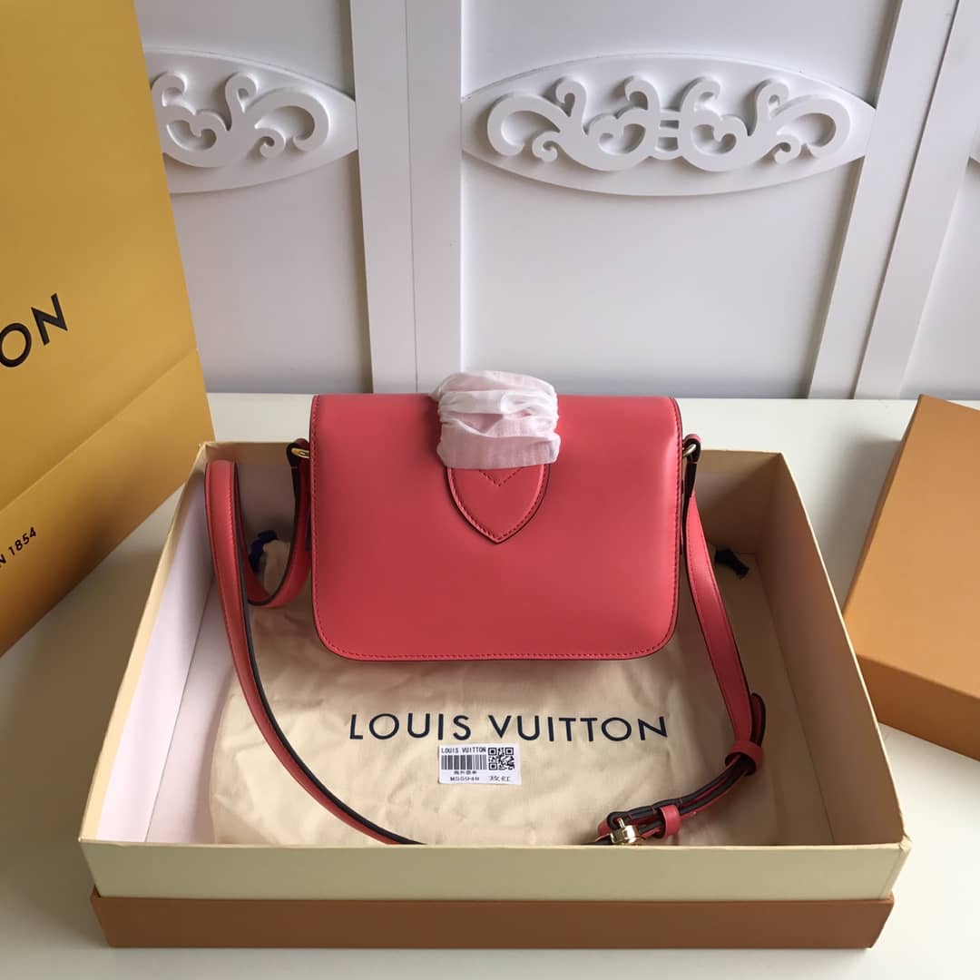 L0vis Vvtt0n Pont9 Neuf Leather Replica Shoulder Bag Red M55948