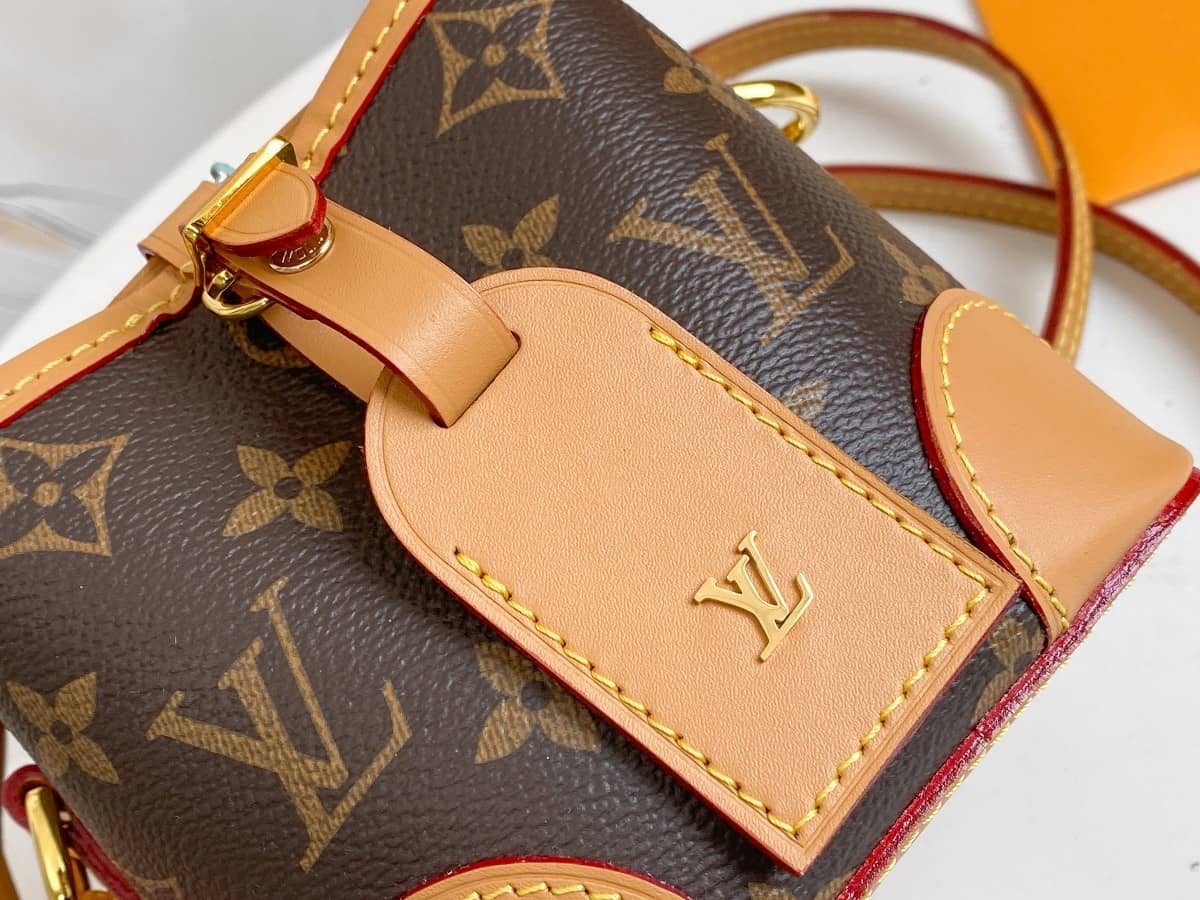 L0vis Vvtt0n Monogram Coated Canvas Replica Crossbody Bag Brown M57099