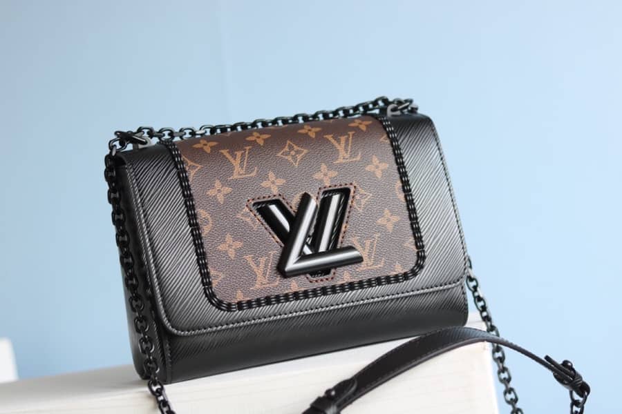 L0vis Vvtt0n Textured Epi Leather Twist Series Bag