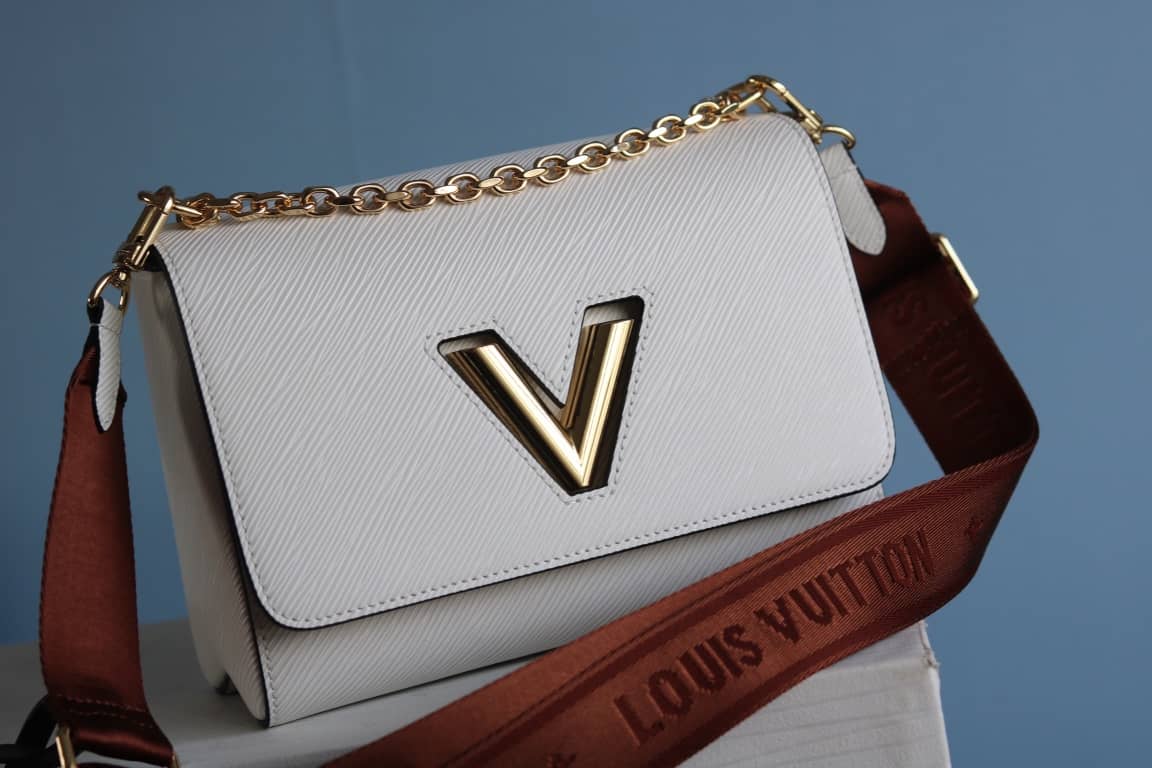 L0vis Vvtt0n Textured Epi Leather Twist Series Bag