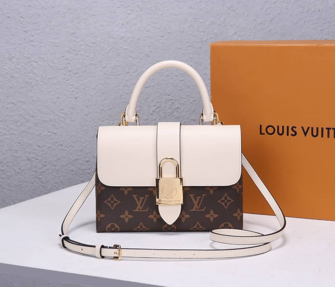 L0vis Vvtt0n Locky BB 2way Replica Shoulder Bag White M44141