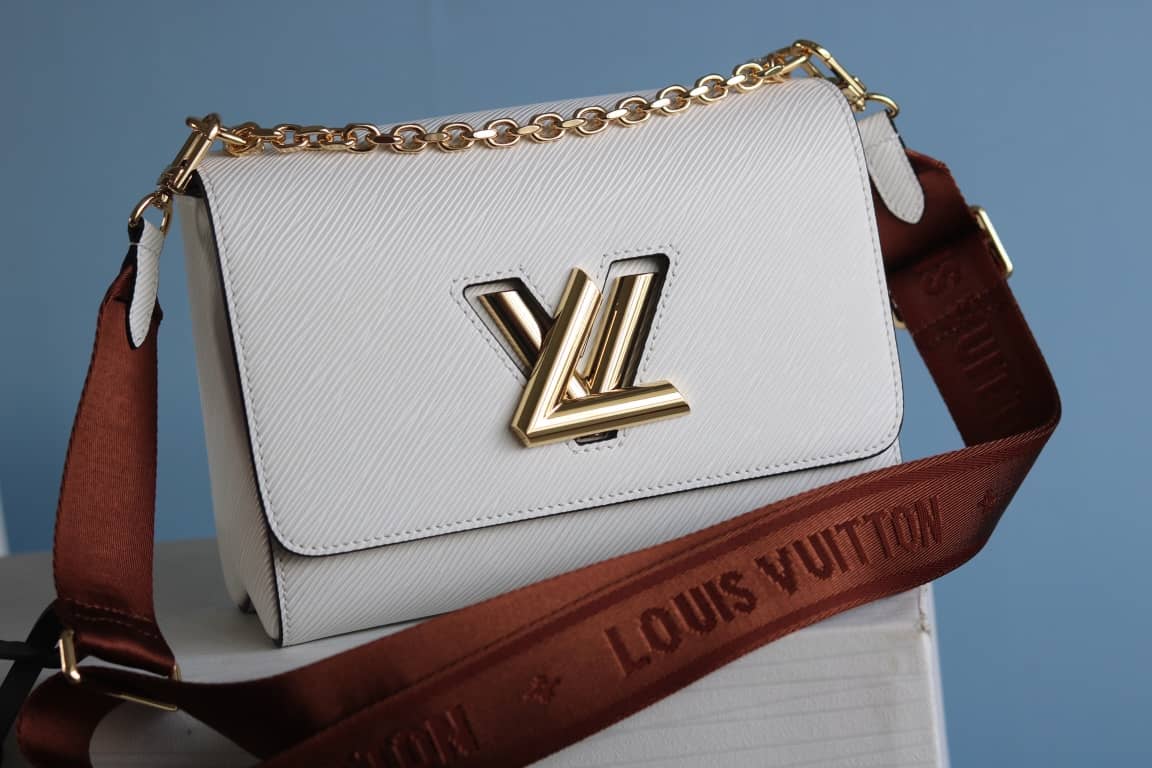L0vis Vvtt0n Textured Epi Leather Twist Series Bag