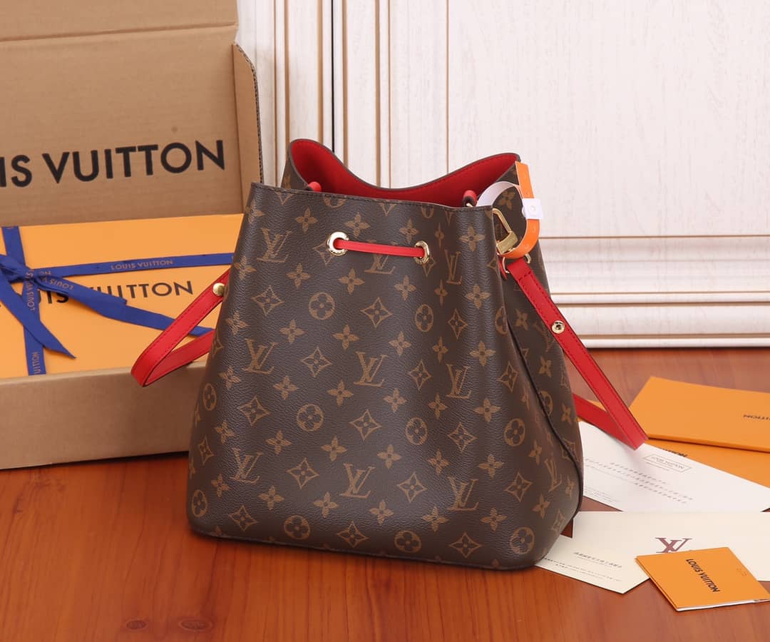 L0vis Vvtt0n Neo Noe Replica Bucket Bag Brown M44021