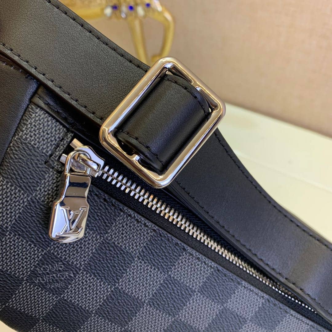 L0vis Vvtt0n Damier Campus Graphite PVC Body Replica Bumbag N40362