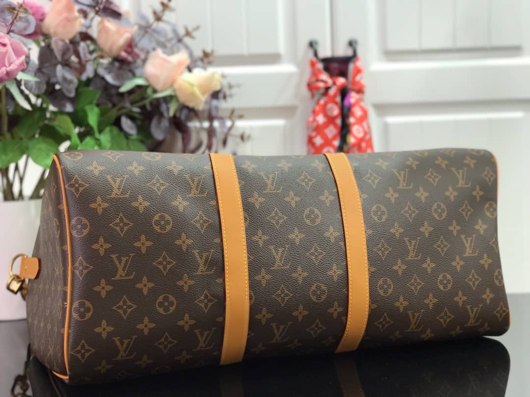 LV Duffle Bag Replica Keepall 50 Virgil Monogram M44880