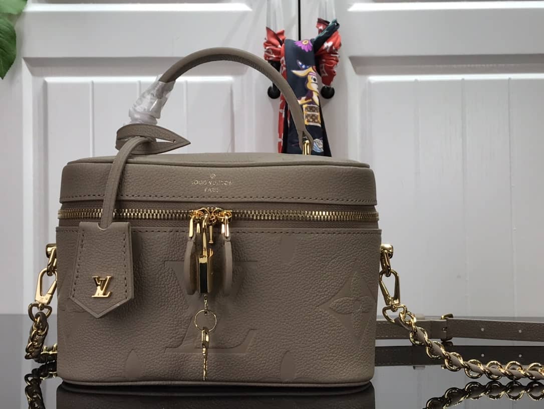 L0vis Vvtt0n Monogram Empreinte Vanity PM Tourterelle Replica Shoulder Bag M45608