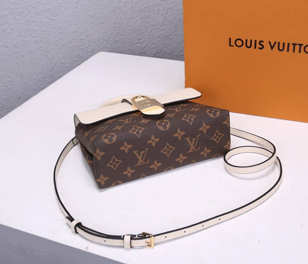 L0vis Vvtt0n Locky BB 2way Replica Shoulder Bag White M44141