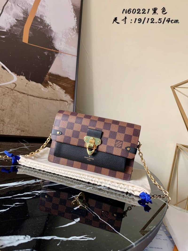 L0vis Vvtt0n Vavin Chain Wallet Replica Bag Black N60221