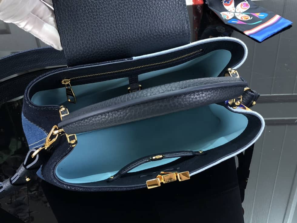 L0vis Vvtt0n Capucines BB Blue M56269 Replica Shoulder Bag
