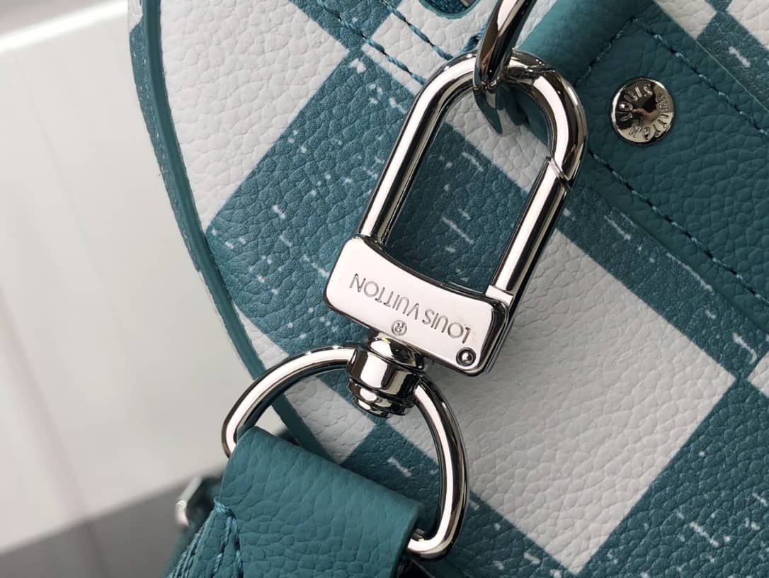 L0vis Vvtt0n City Keepall Damier Turquoise Replica Shoulder Bag N50076