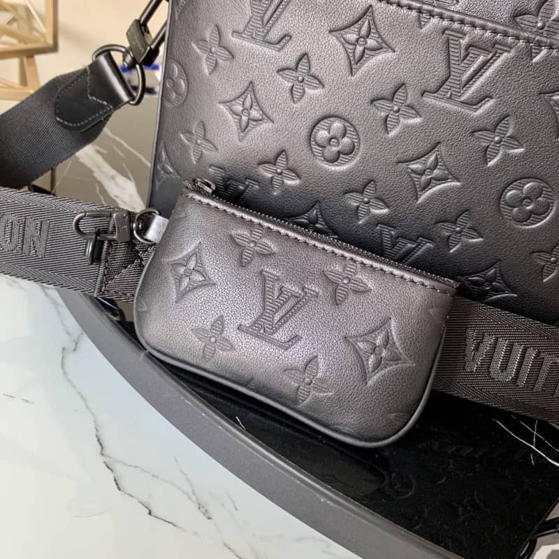 L0vis Vvtt0n Monogram Shadow Duo Leather Crossbody Bag Replica M69827