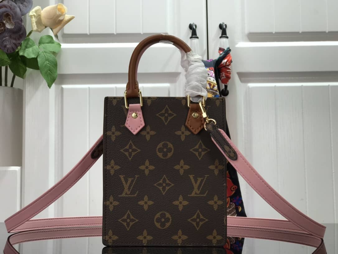 L0vis Vvtt0n Monogram Petit Sac Plat 2Way Replica Shoulder Bag Brown M69442