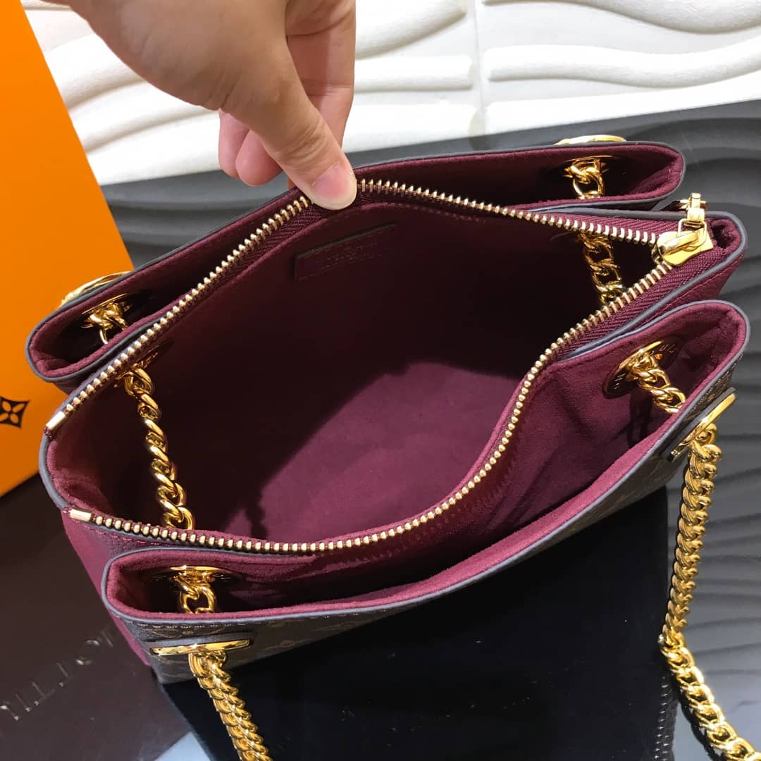 L0vis Vvtt0n BB Surene Chain Shoulder Bag Replica Purple M43777