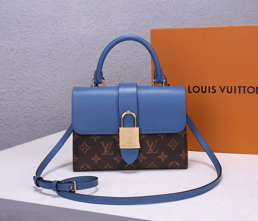 L0vis Vvtt0n Locky BB 2way Replica Shoulder Bag Blue M44141