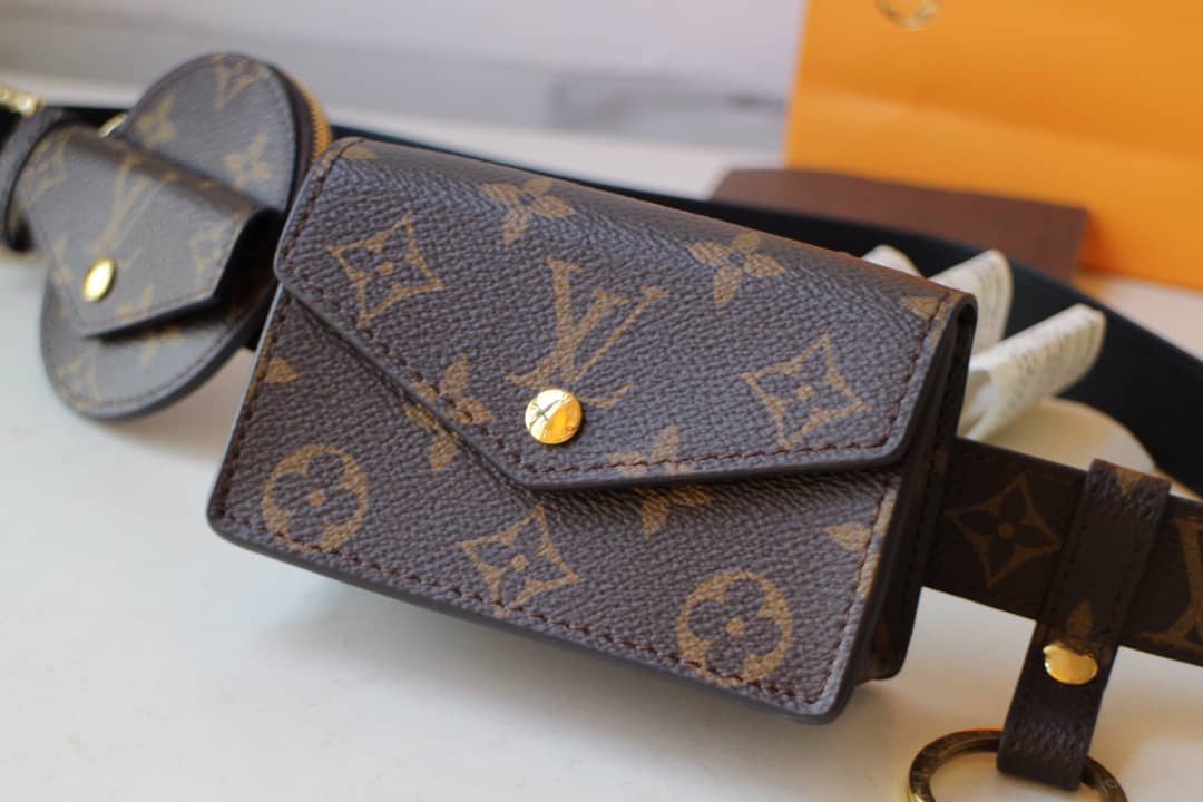 L0vis Vvtt0n Monogram Canvas Daily Multi Replica Pochette 30mm Belt Brown M0236U