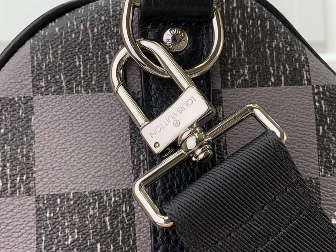 L0vis Vvtt0n Keepall Bandoulière 45 Virgil Abloh Bag Replica Black N80404