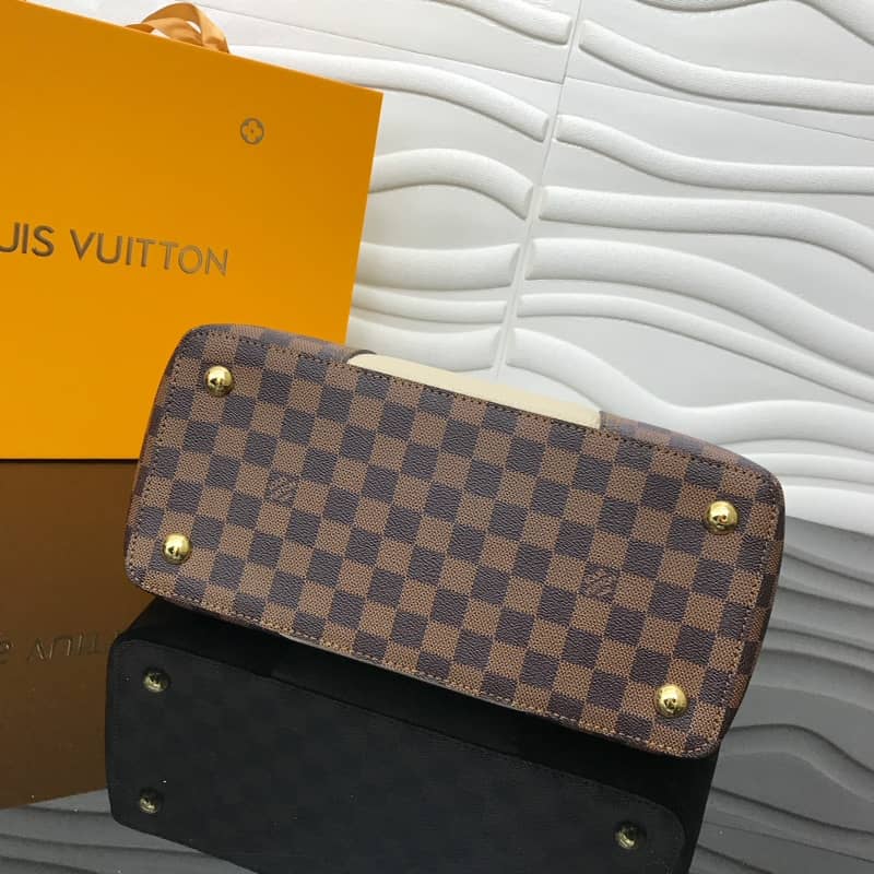L0vis Vvtt0n Jersey Damier Ebene Canvas Magnolia Beige Bag Replica N44041