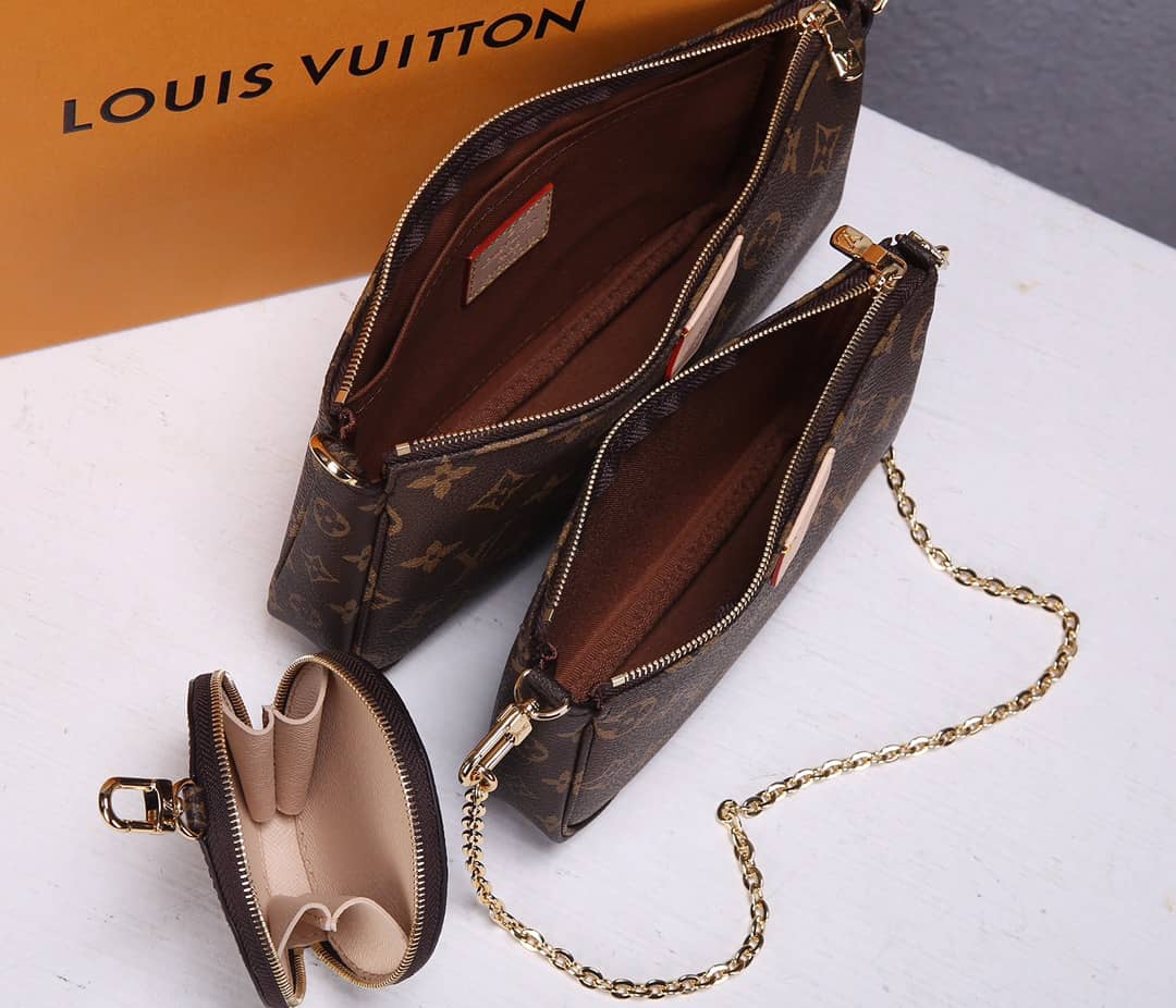 L0vis Vvtt0n Multi Pochette Accessoires Replica Crossbody Bag Black M44840