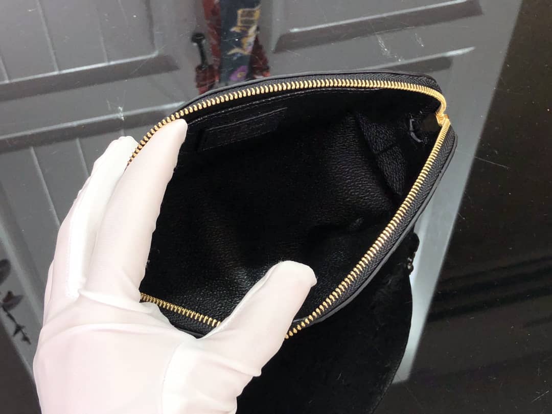 L0vis Vvtt0n Pochette Dupe Monogram Cosmetic Pouch  Black M47515