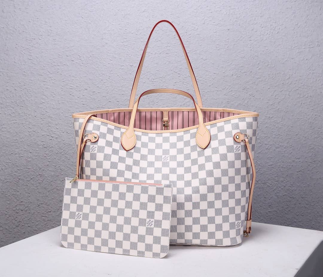 L0vis Vvtt0n Neverfull Dupe MM Damier Azur Tote N41361