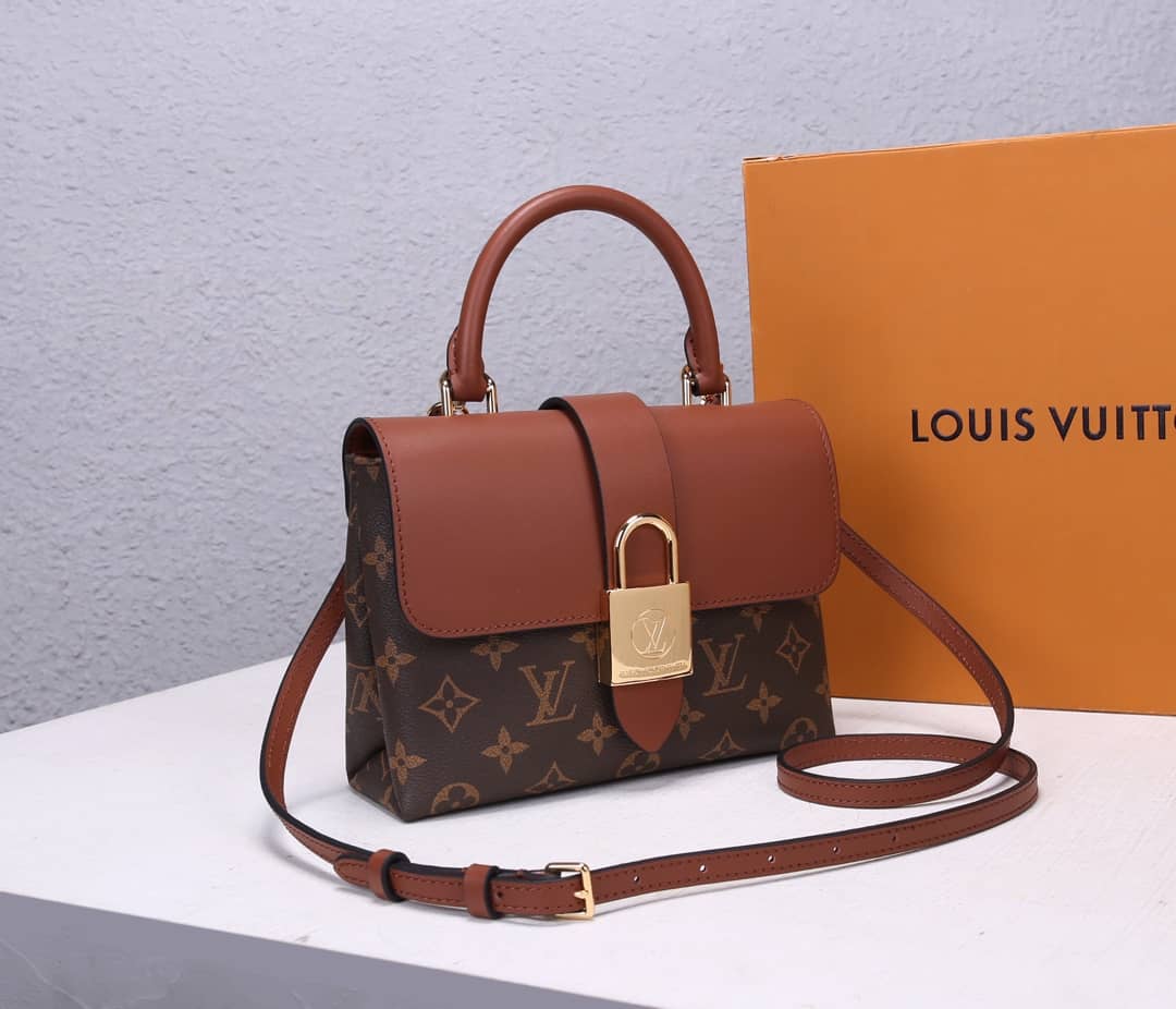 L0vis Vvtt0n Locky BB 2way Replica Shoulder Bag Brown M44141
