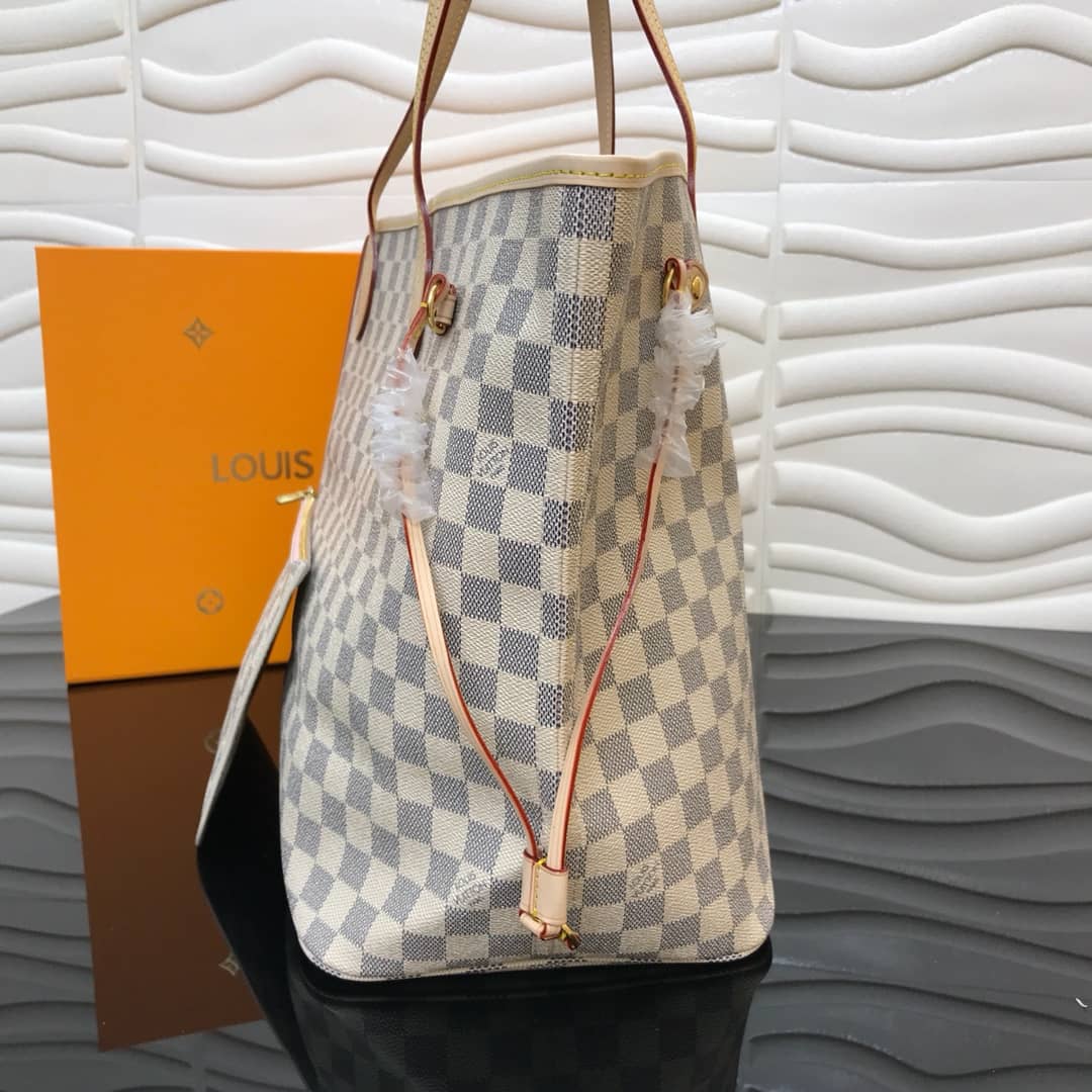 L0vis Vvtt0n Neverfull GM Damier Azur Tote Replica Beige N40990