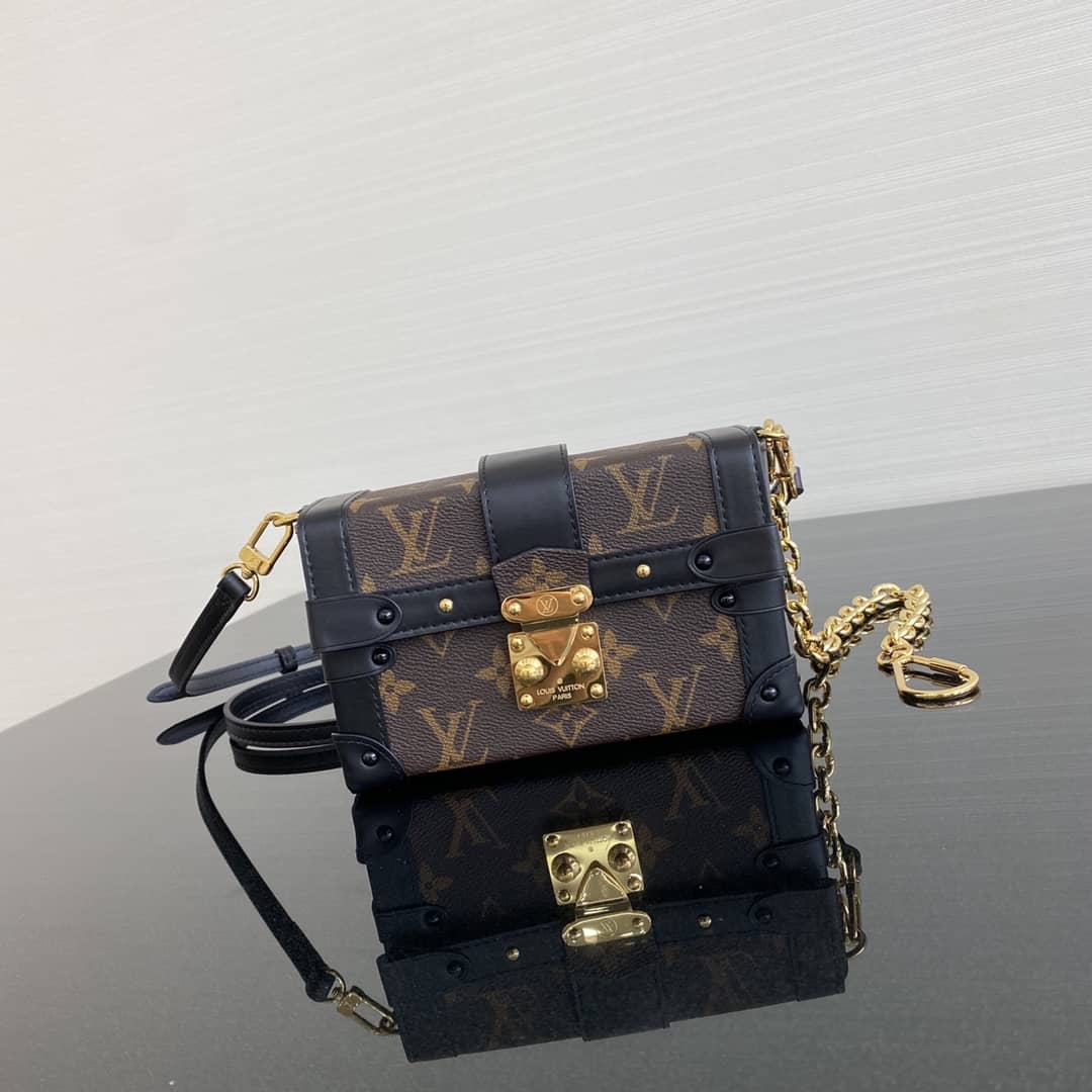 L0vis Vvtt0n Mini Trunk Monogram Canvas Key Chain Replica Bag 44188M