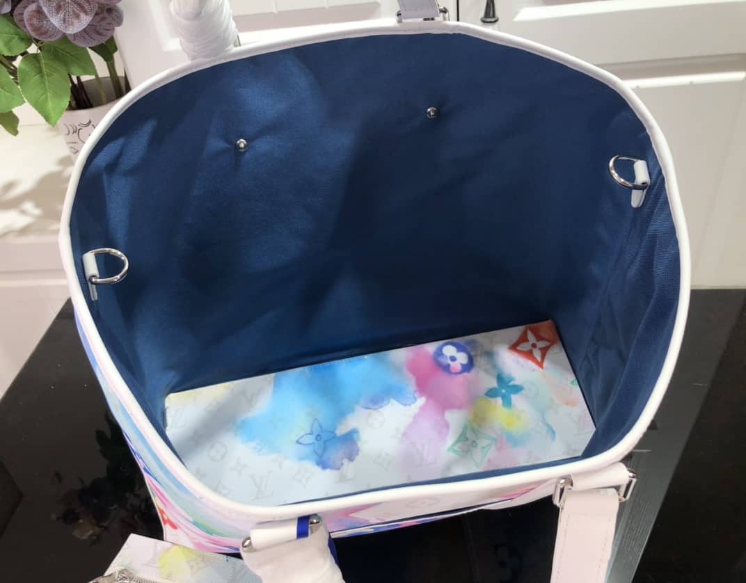 L0vis Vvtt0n Weekend GM Watercolor Monogram Tote Replica Blue M45754