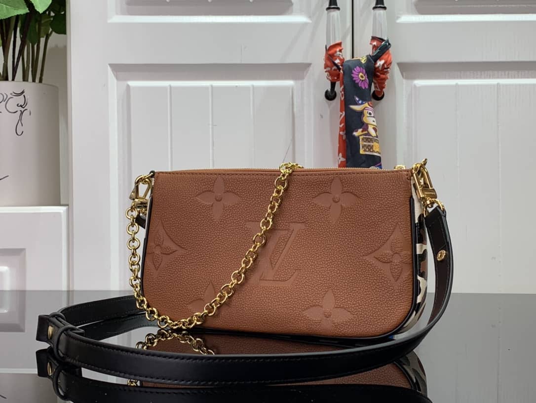 L0vis Vvtt0n Pochette Monogram Empreinte Cowhide Leather Replica Crossbody Bag M45777