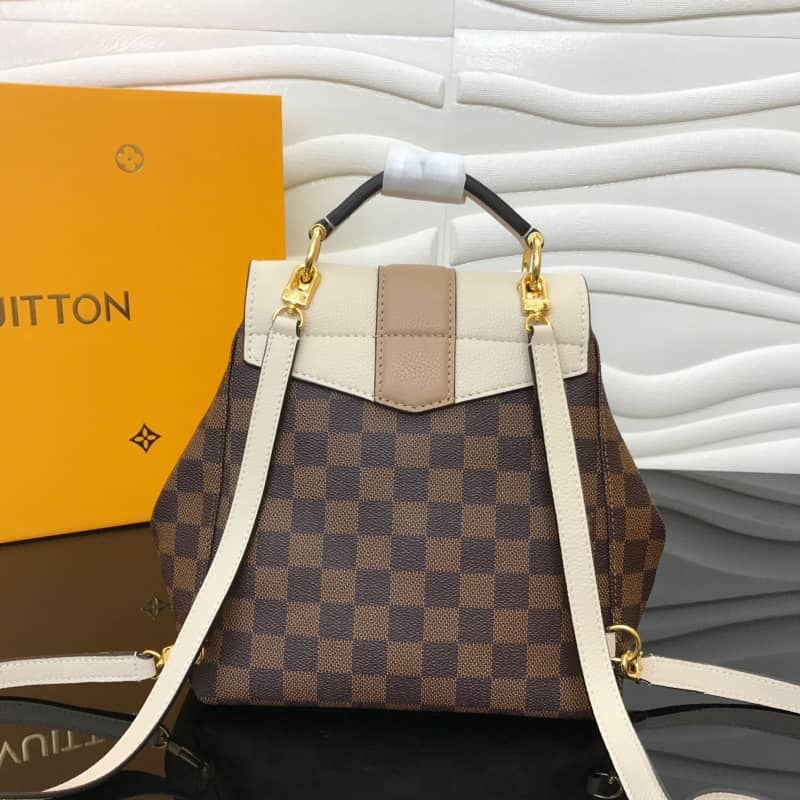 L0vis Vvtt0n Damier Ebene Clapton Replica Backpack Beige N42262