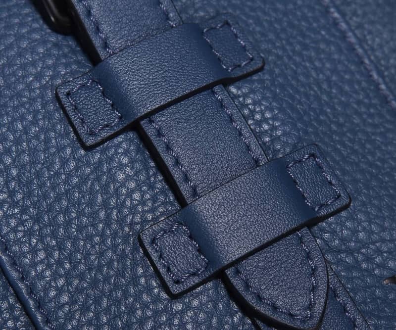LV Backpack Replica Taurillon Leather Christopher XS Navy Blue M58494