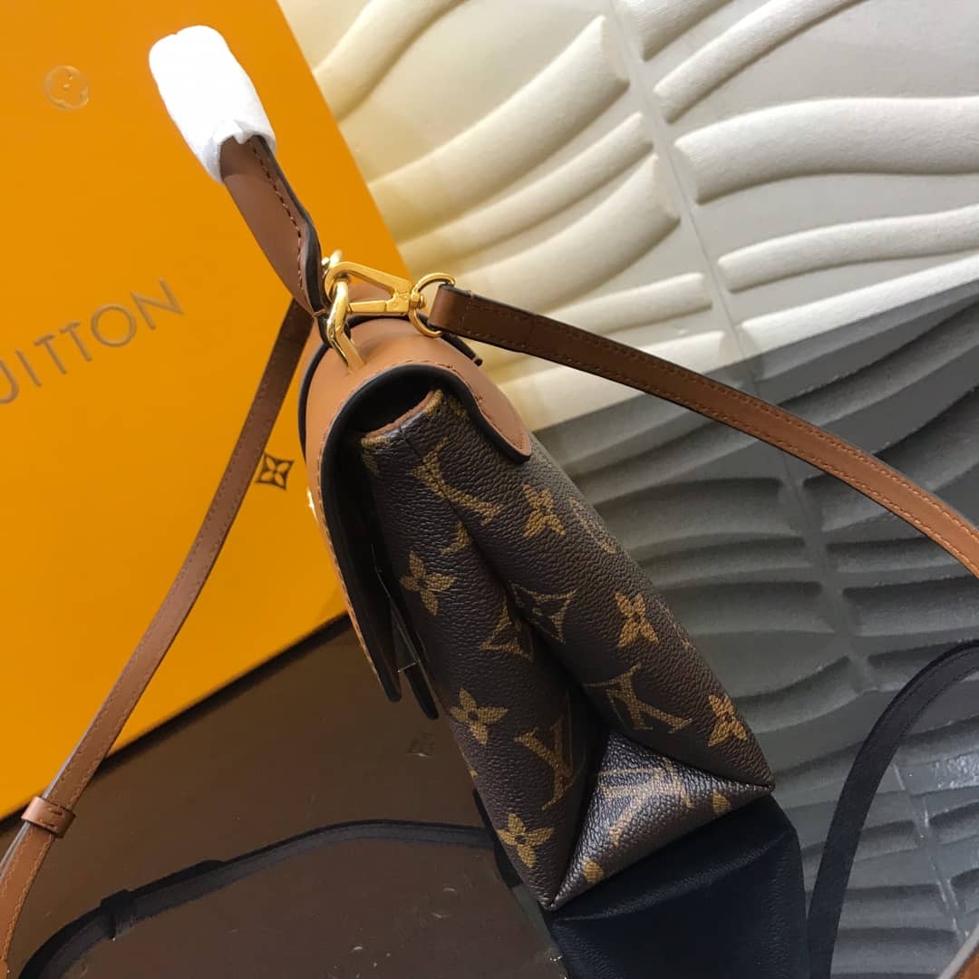 L0vis Vvtt0n Locky BB Replica Crossbody Bag Brown M44321
