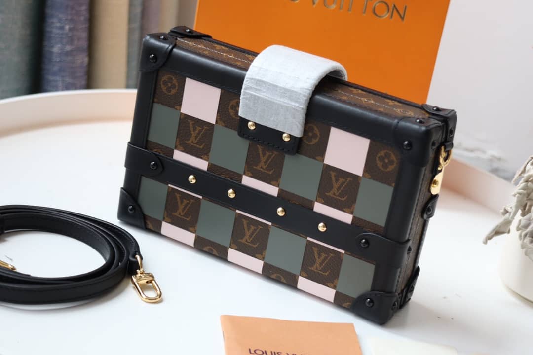 L0vis Vvtt0n Petite Malle Monogram Canvas Replica Bag Green M40273