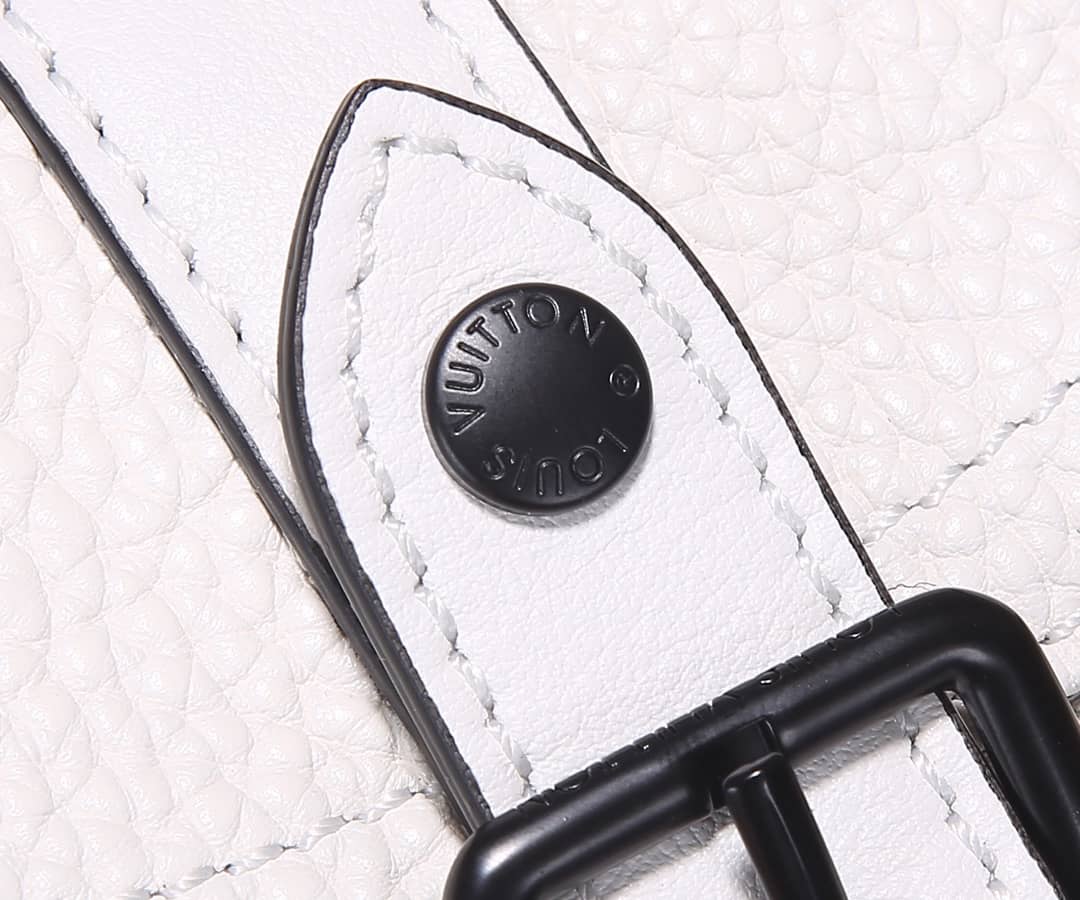 LV Backpack Replica Taurillon Leather Christopher XS White M58493