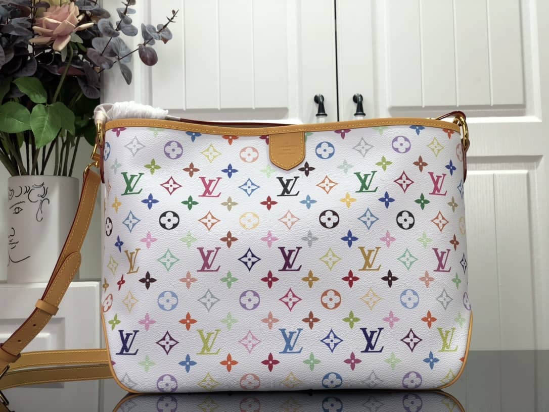 L0vis Vvtt0n Delightful PM Monogram Multicolor Shoulder Bag Replica White M40352
