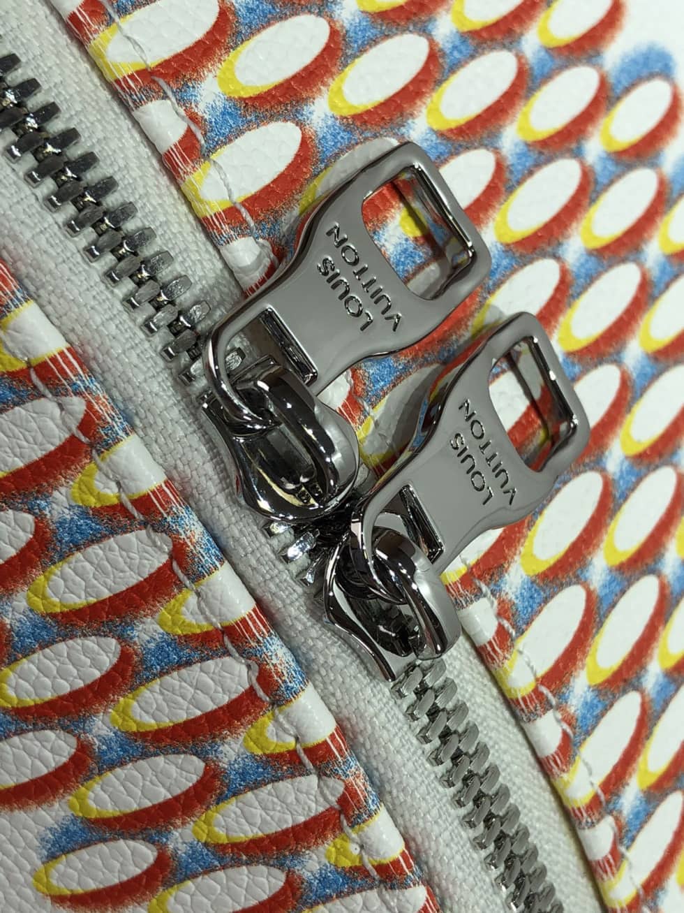 LV Backpack Replica Racer Damier Spray White M20664