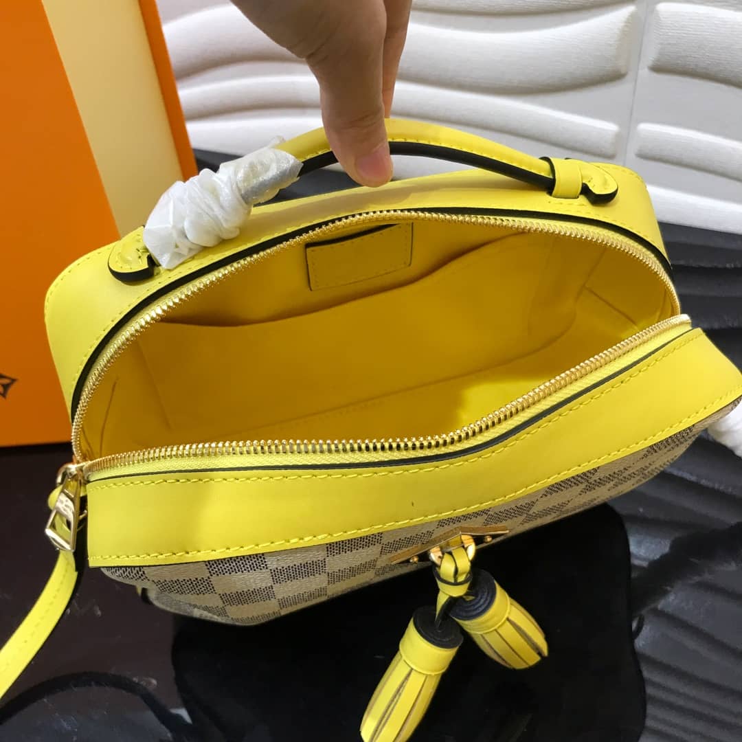 L0vis Vvtt0n Damier Saintonge Replica Camera Bag Yellow N40154
