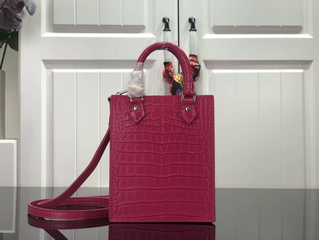 L0vis Vvtt0n Petit Sac Plat Flat Shoulder Bag Pink Replica M80169