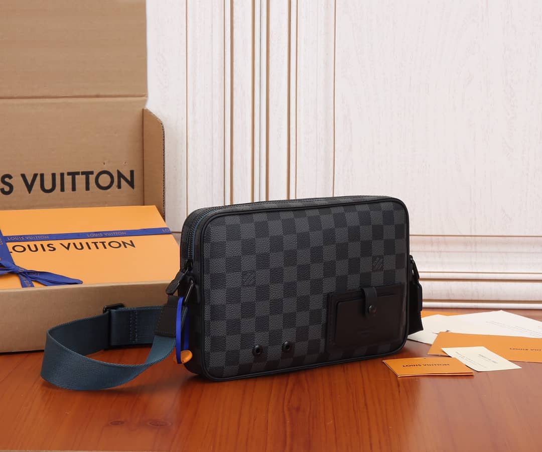 L0vis Vvtt0n Damier Graphite Alpha Messenger Bag Replica N40188