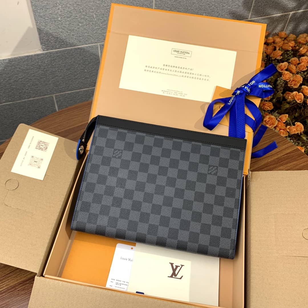 L0vis Vvtt0n Voyage MM Damier Graphite Replica Pochette N60308