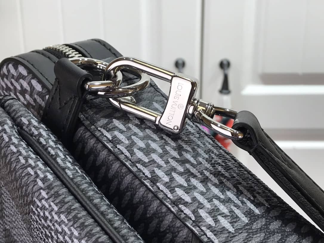 L0vis Vvtt0n Virgil Abloh Trio Multi Messenger Bag Replica Gray M69443