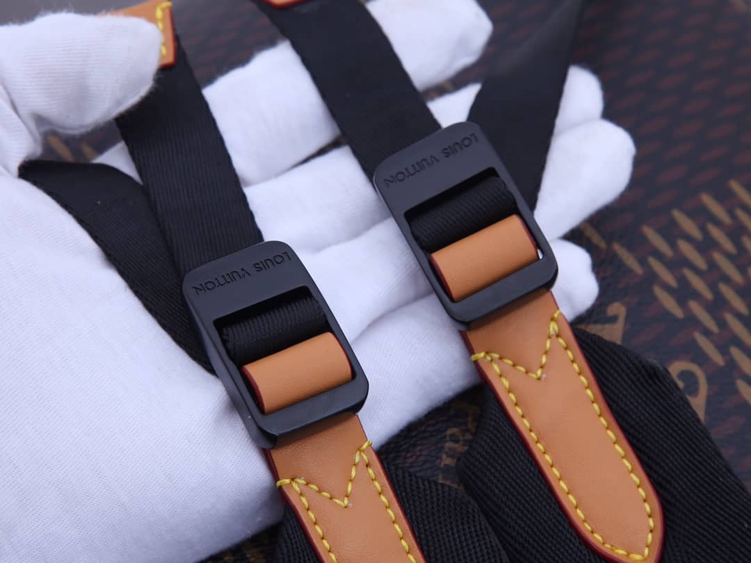 LV Backpack Replica x Nigo Damier Giant Campus N40380